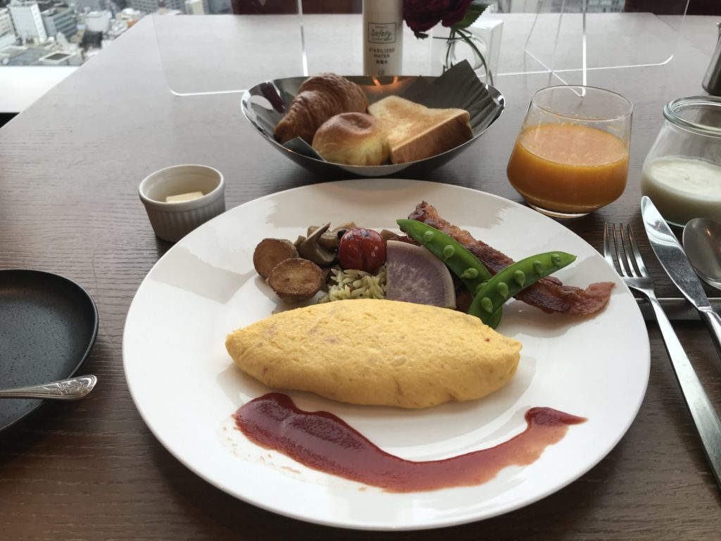 ザ・プリンスギャラリー東京紀尾井町，ラグジュアリーコレクションホテルの朝食