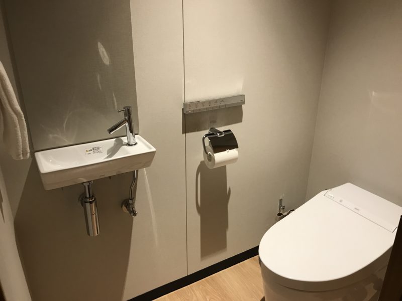 都ホテル博多の客室、トイレ