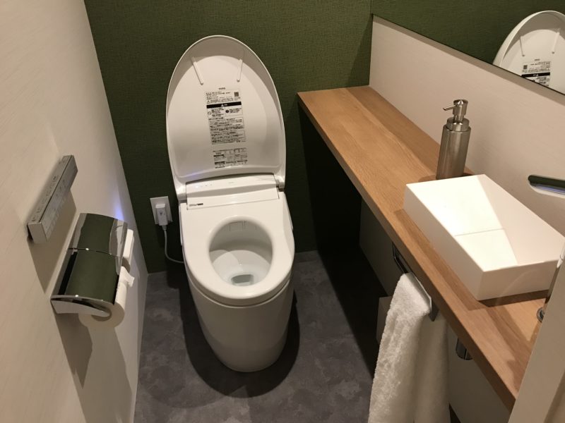 ガーデンテラス福岡の客室、トイレ