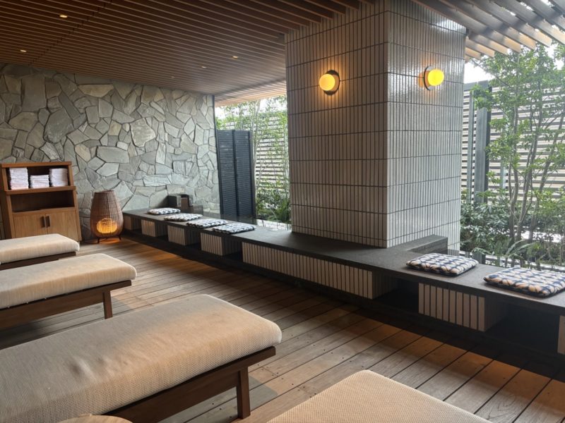 シェラトン鹿児島の足湯